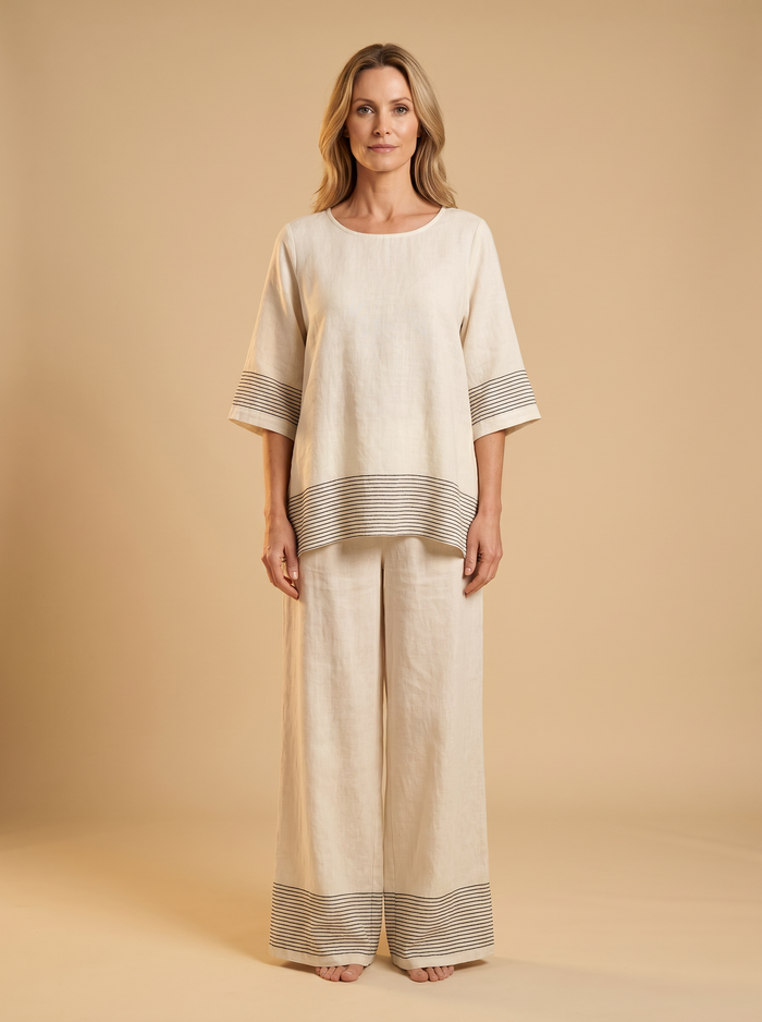 Noemia | Elegant Set Linen Bamboo