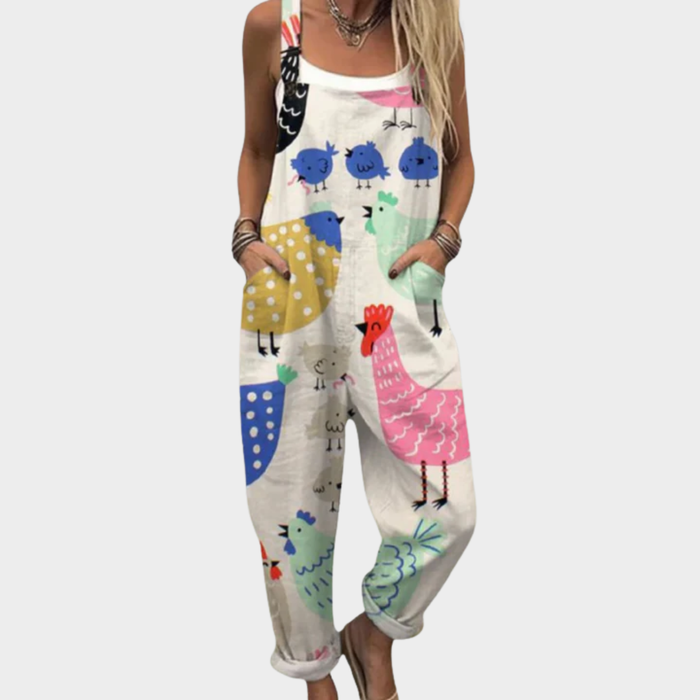 Noora – Printed Wide-Leg Jumpsuit
