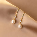 Nora | Pearls Classic Earring with Modern Clasp