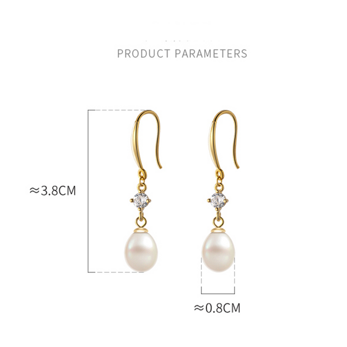 Nora | Pearls Classic Earring with Modern Clasp