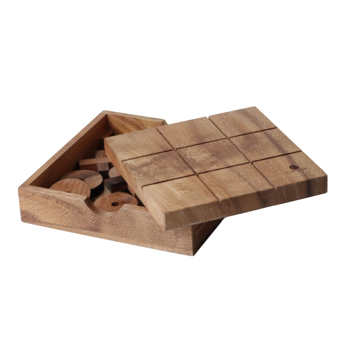 NOUGHTS & CROSSES | 14cm | Solid Wood