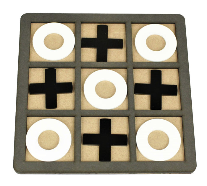 NOUGHTS & CROSSES | 20 cm | Perspex | Mixed Colours