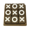 NOUGHTS & CROSSES | 24 cm | Solid Wood | Rustic