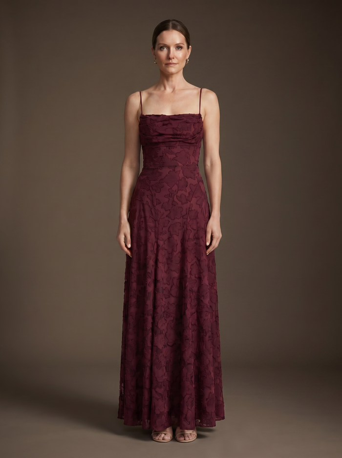 Nuria fitted dress with straps — EMMA, gala studio