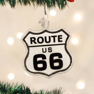 Old World Christmas - Historic Route Sign