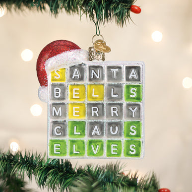 Old World Christmas - Merry Words