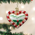 Old World Christmas - Peppermint Heart