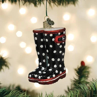 Old World Christmas - Rubber Boots