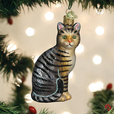 Old World Christmas - Tabby Cat