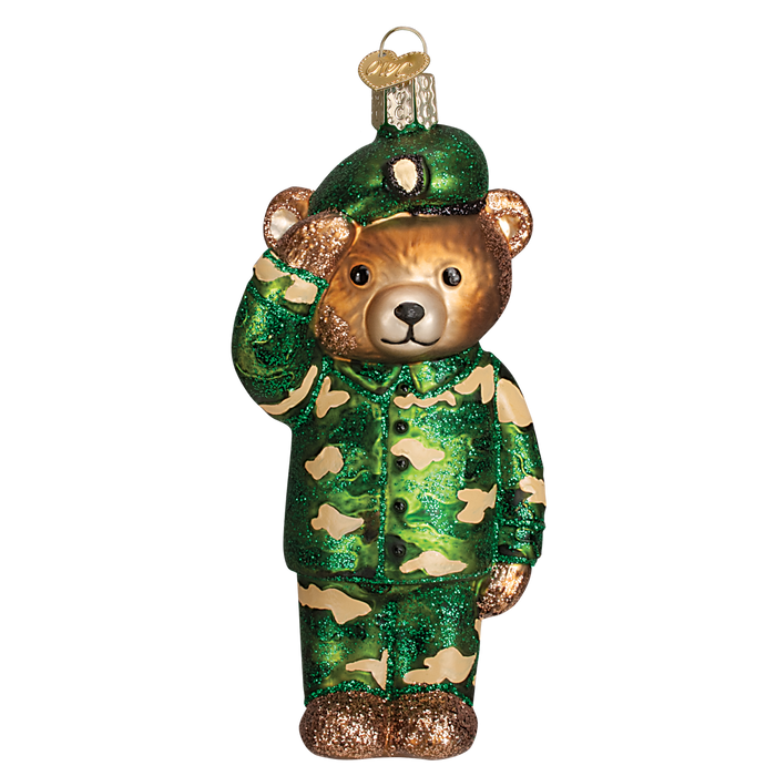 Old World Christmas | Army Bear