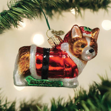 Old World Christmas | Holiday Corgi Puppy