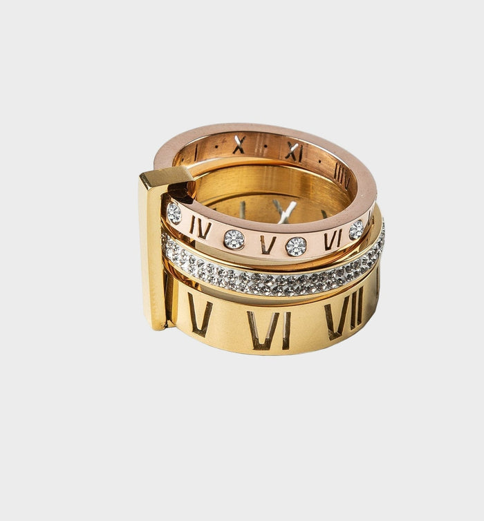 Olivia | Triple Sparkle Ring