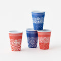 One Hundred 80 Degrees | American Holiday Melamine Cups, set of 4
