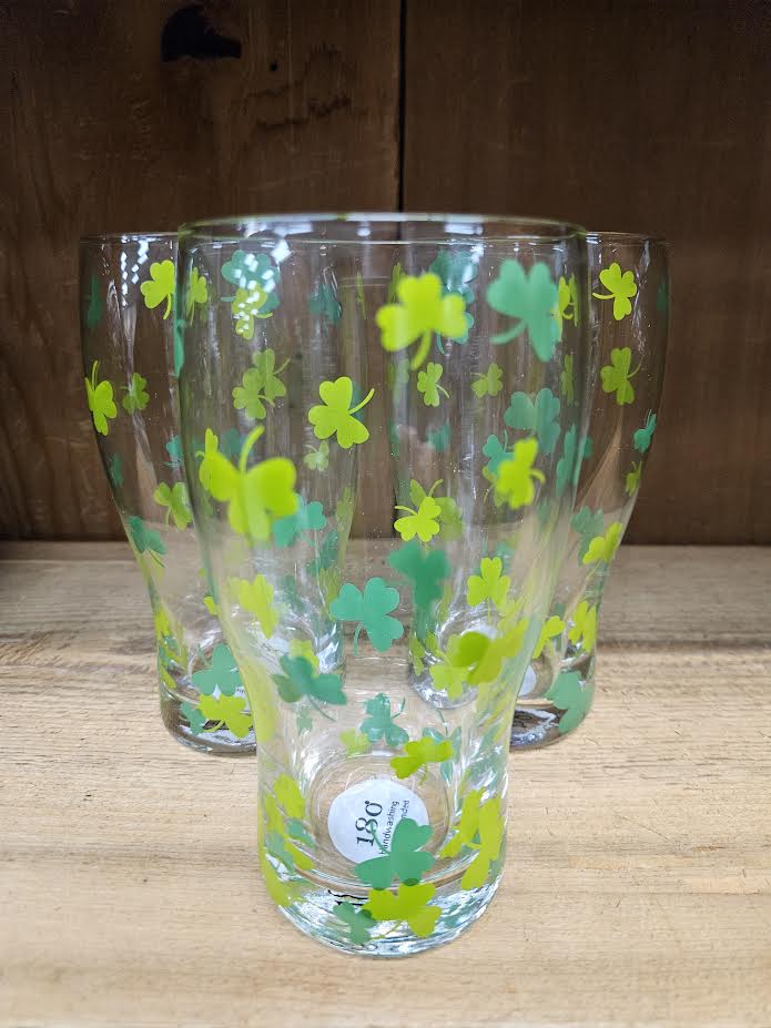 One Hundred 80 Degrees| Shamrock Pint Glass