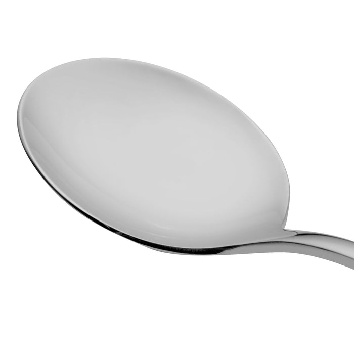 Oneida T148SBLF Baguette 6 1/4" 18/10 Stainless Steel Extra Heavy Weight Bouillon Spoon - 12/Pack