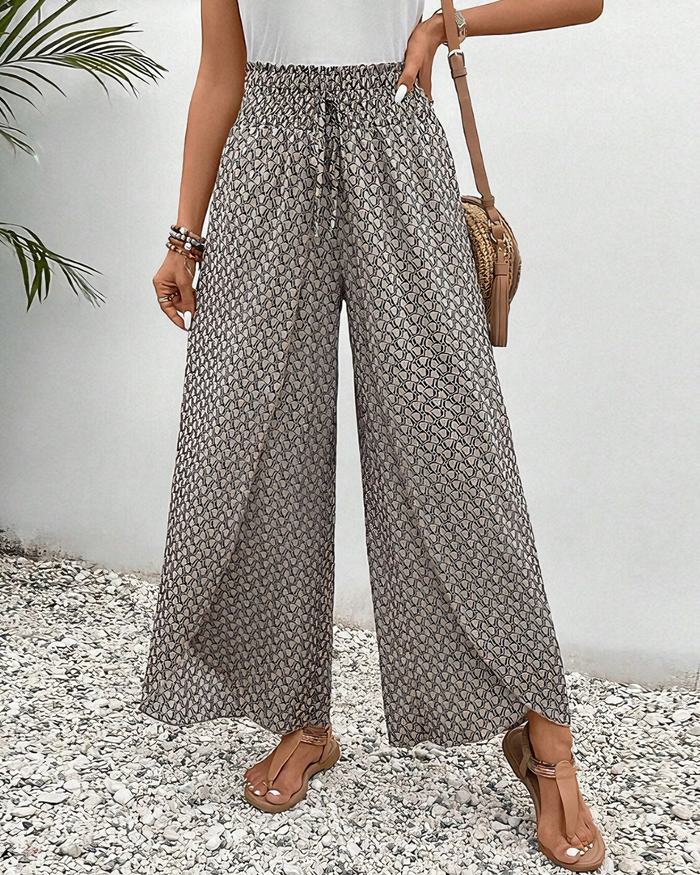 Onerva - Floaty Printed Trousers