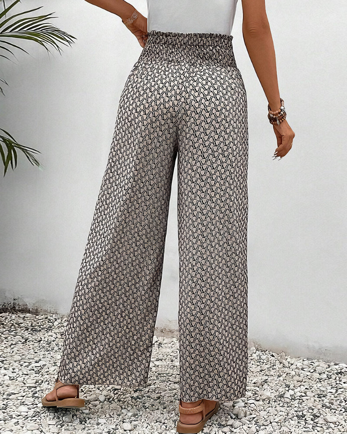 Onerva - Floaty Printed Trousers