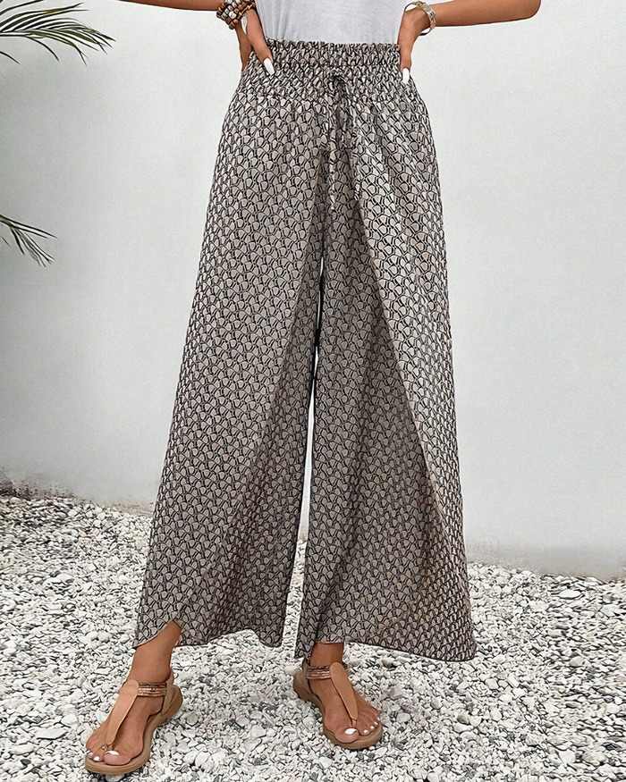 Onerva - Floaty Printed Trousers