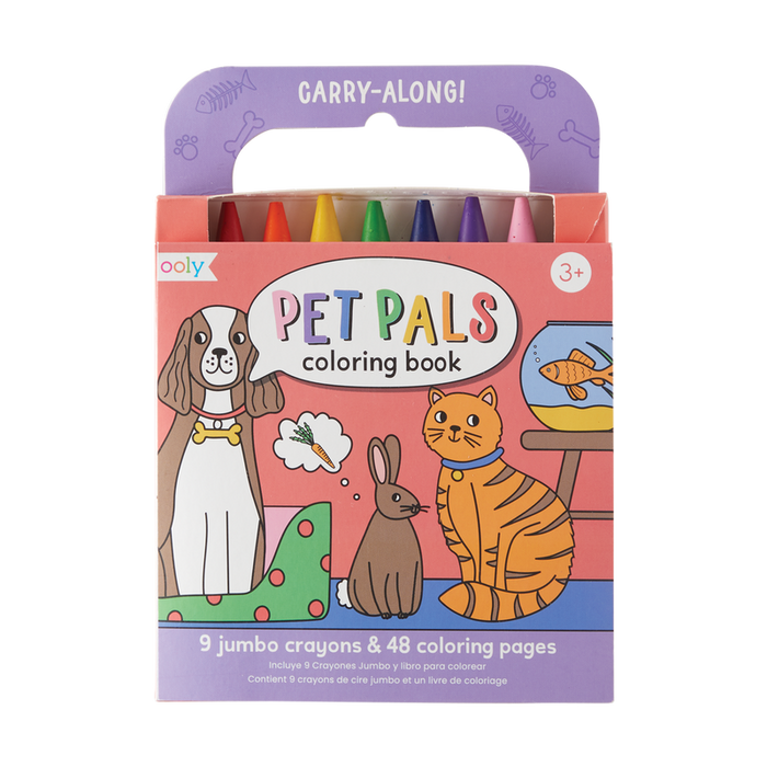 Ooly | Carry Along Coloring Book Set, Assorted Styles