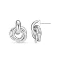 Paloma | Silver Braided Earrings