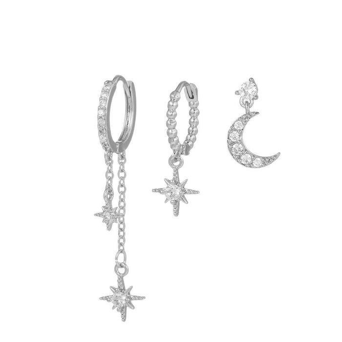 Pavlína | Gold-Plated Modern Look Delicate Earrings