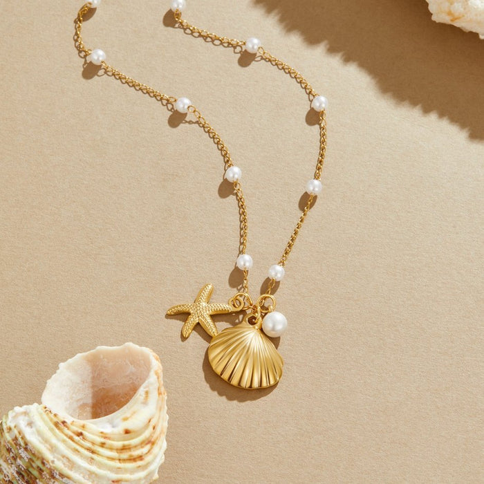 Pavlína | Gold-Plated Necklace with Mini Crystals