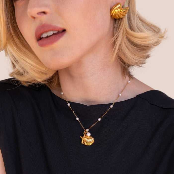 Pavlína | Gold-Plated Necklace with Mini Crystals