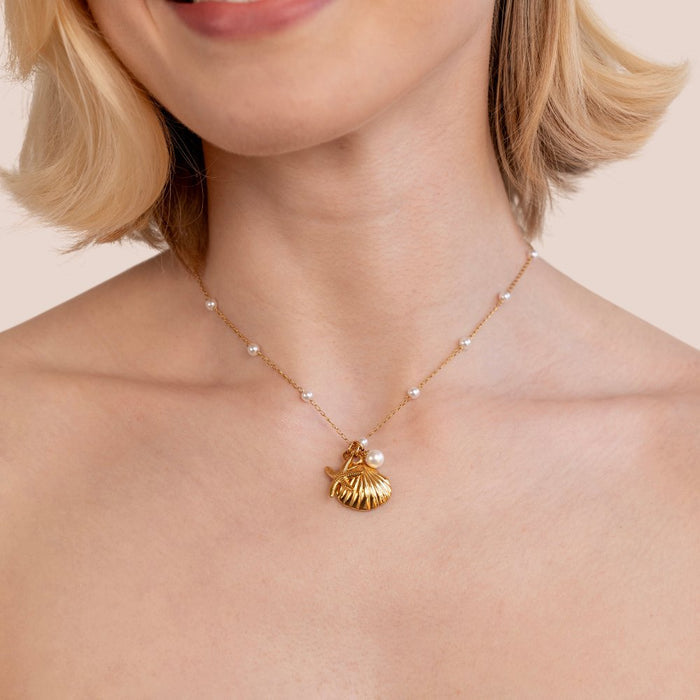 Pavlína | Gold-Plated Necklace with Mini Crystals