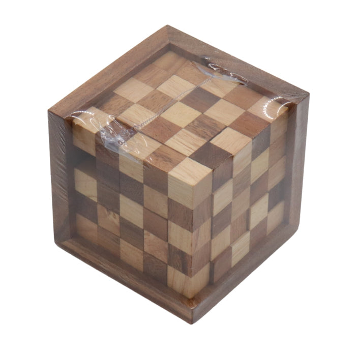 PENTOMINO CHESS CUBE | 8 cm | Solid Wood | 25 Pieces
