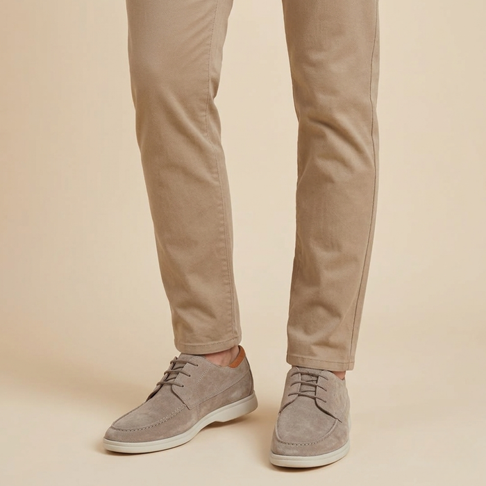 Perforated Suede Shoes
