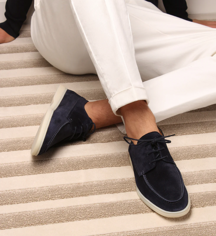 Perforated Suede Shoes