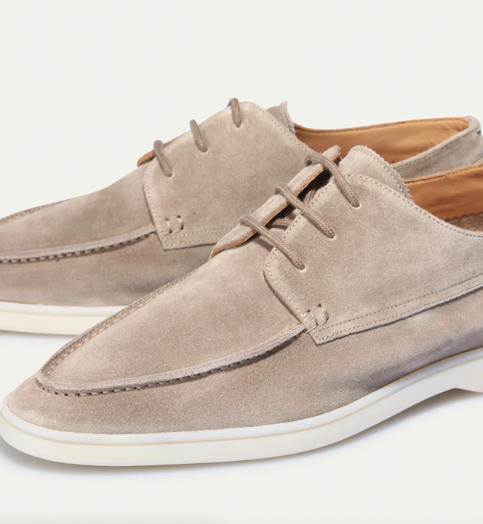 Perforated Suede Shoes