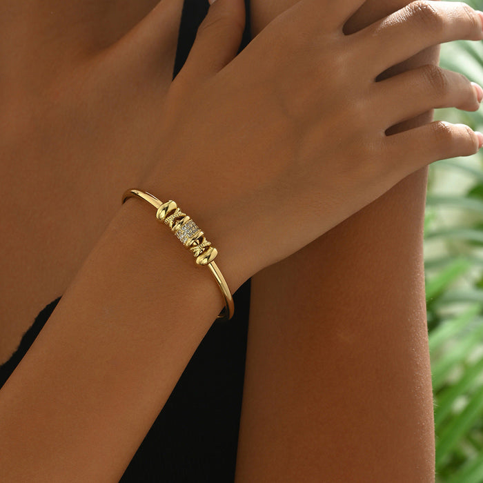 Petra | Gold-Plated Adjustable Bracelets with Charms