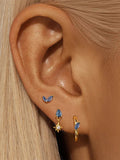 Petra | Gold-Plated Organic Design Delicate Earrings