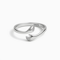 Petra | Silver Hug Infinity Ring
