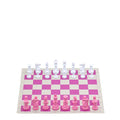 Pink Vinyl Roll-Up Tournament Set | 50 mm Squares