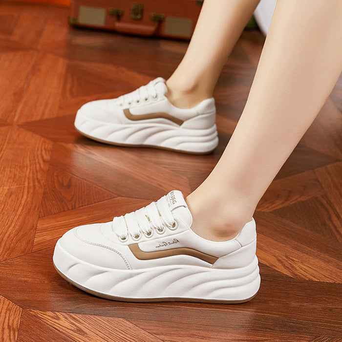 Platform Leather Trainers