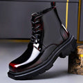 Polished Minimalist Leather Boots