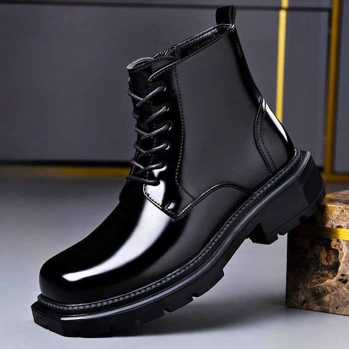 Polished Minimalist Leather Boots
