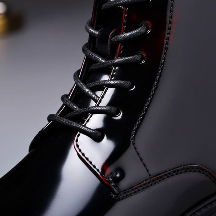 Polished Minimalist Leather Boots
