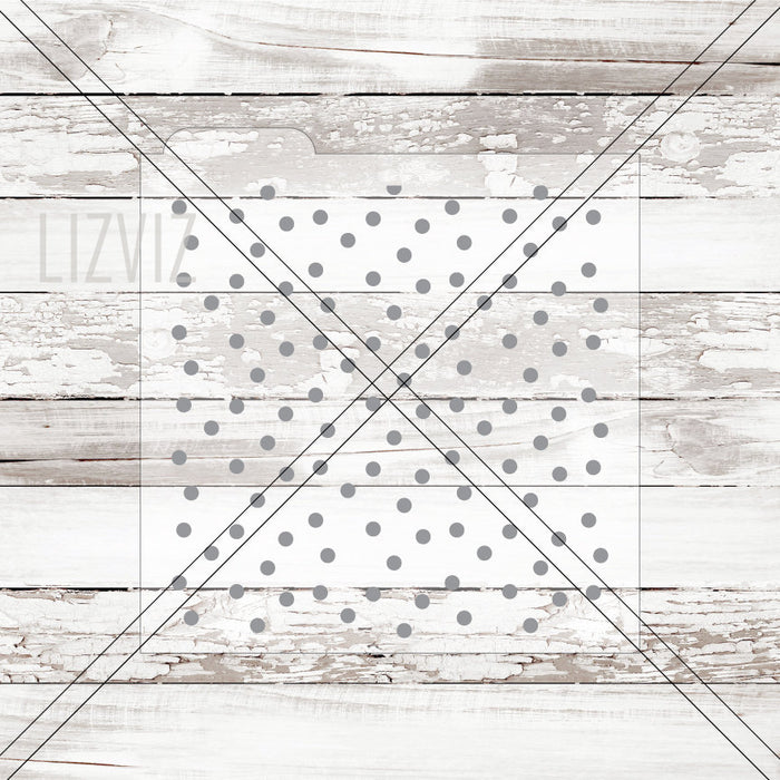 Polka Dot Cookie Stencil