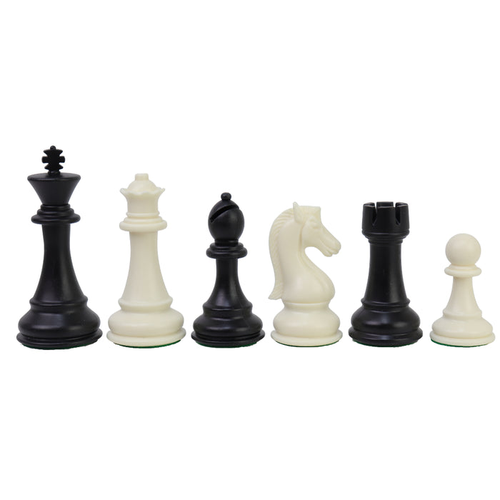 PREMIER TOURNAMENT | Hard Plastic | Black & Ivory | 3.75" | 97mm | 1200 grams