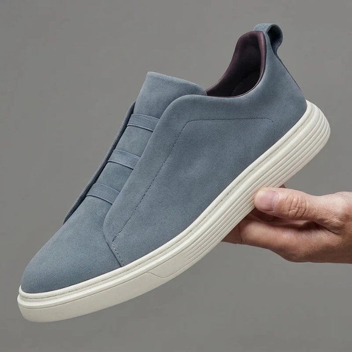 Premium Suede Slip-On Sneakers