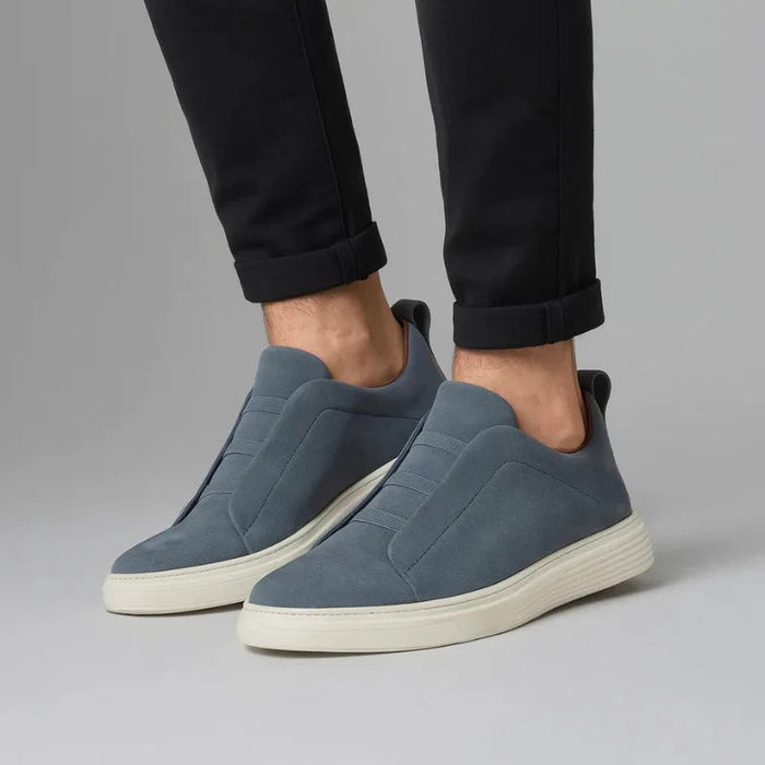 Premium Suede Slip-On Sneakers