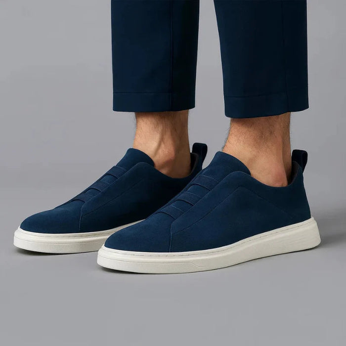Premium Suede Slip-On Sneakers