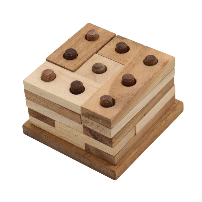 PUZZLE STACK | 9 cm | Solid Wood