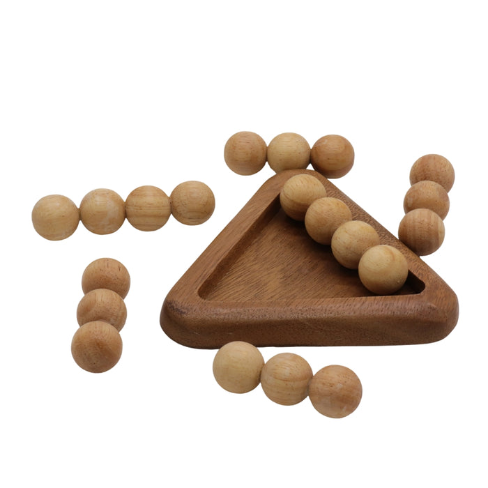 PYRAMID BALL | 145mm | Solid Wood
