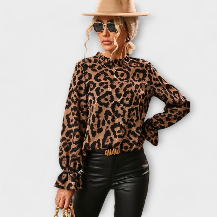 Queila | Blouse Leopard Print