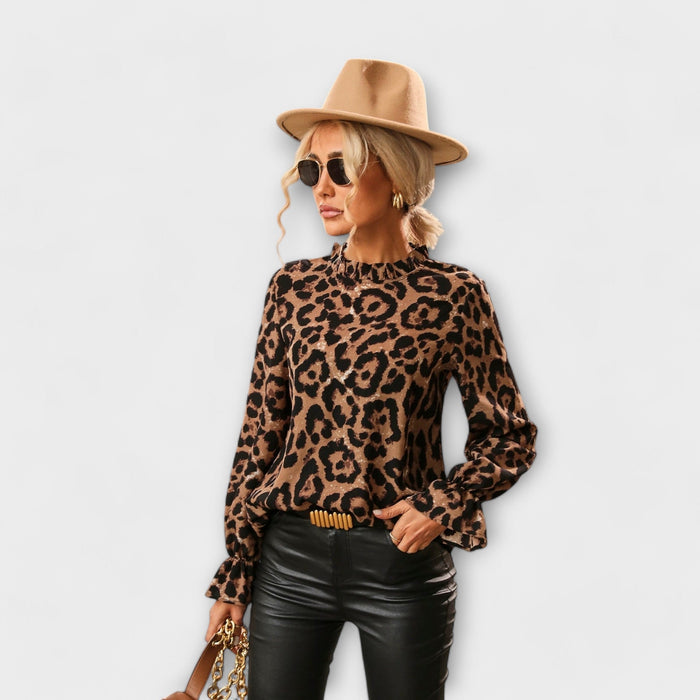 Queila | Blouse Leopard Print