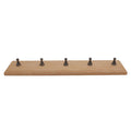 RACK | 47 x 19 cm | Solid Wood with Metal Pawns | For Keys or Medals